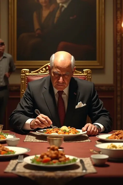 Make the Prime Minister of Iraq eat