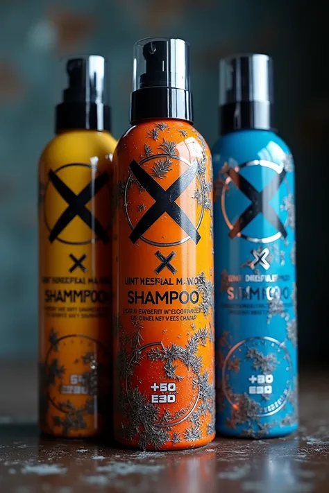 Create xmens dry shampoo spray products in a variety of perspectives