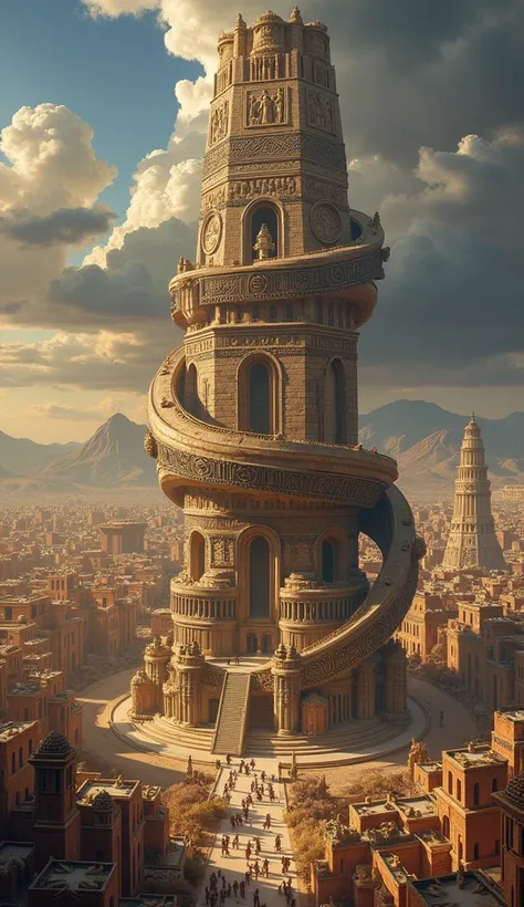 An intricate Tower of Babel, 