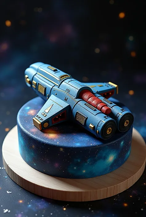 Cake with Darkorbit goli ship picture