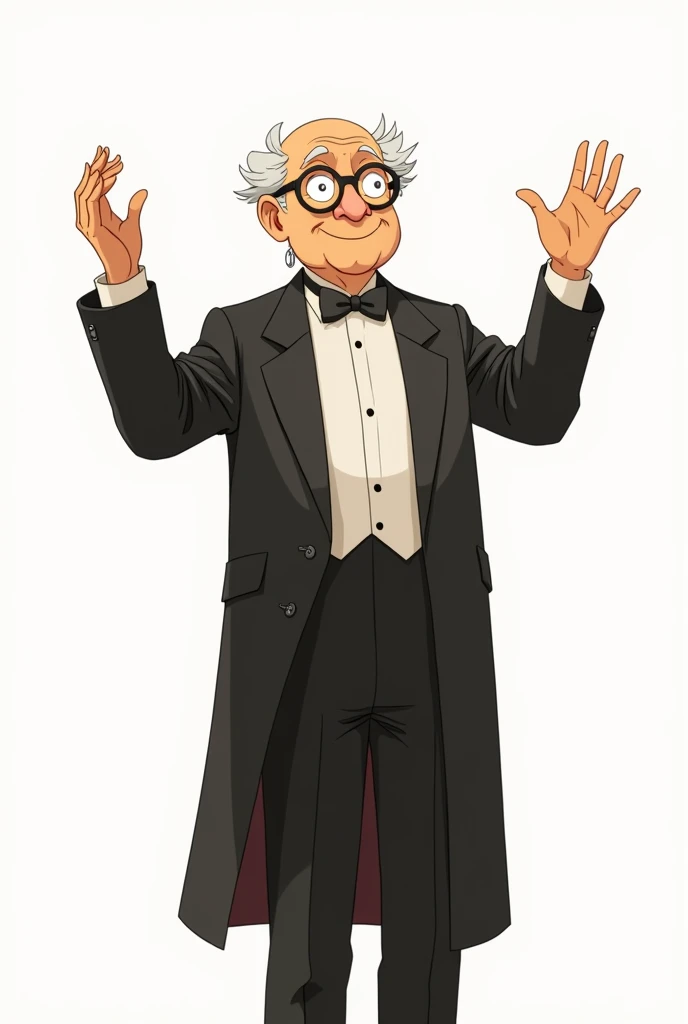 conductors
Studio Ghibli style
Im wearing glasses
background white
uncle