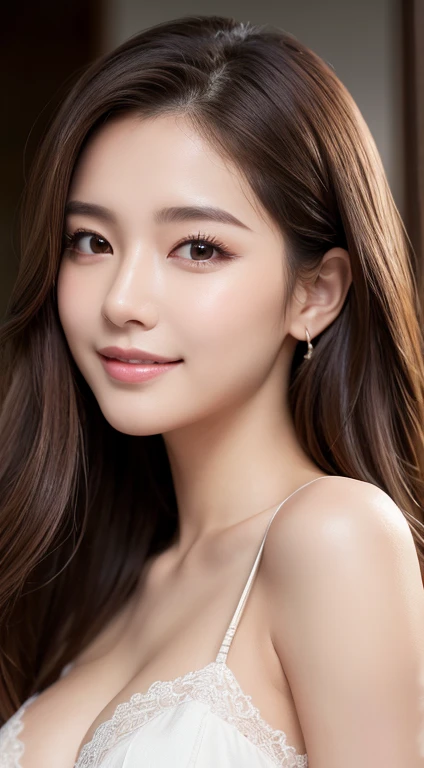 ((Best Quality、8k、masterpiece：1.3))、Sharp focus：1.2、Beautiful woman with perfect style：1.4、Slim Abs：1.2、((dark brown hair、Huge boobs：1.2))、(Natural soft light、Urban Department:1.1)、Very detailed face and skin texture、Fine grain、Double eyelids、Sexy secretar...