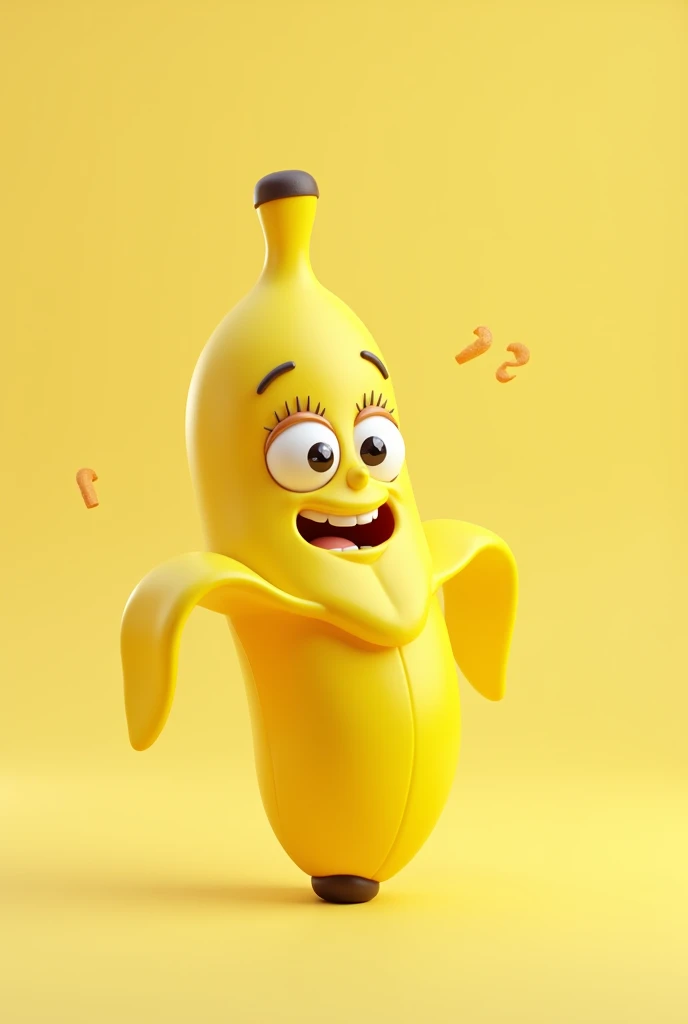 bananna 3d cartoon 