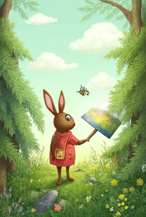 Heres a small story for s:

*The Magical Paintbrush*

Once upon a time, in a tiny village, there lived a little rabbit named Rosie. Rosie loved to paint and dreamed of becoming the most famous artist in the land.

One day, while exploring the forest, Rosie...