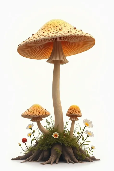 A mushroom on a png background