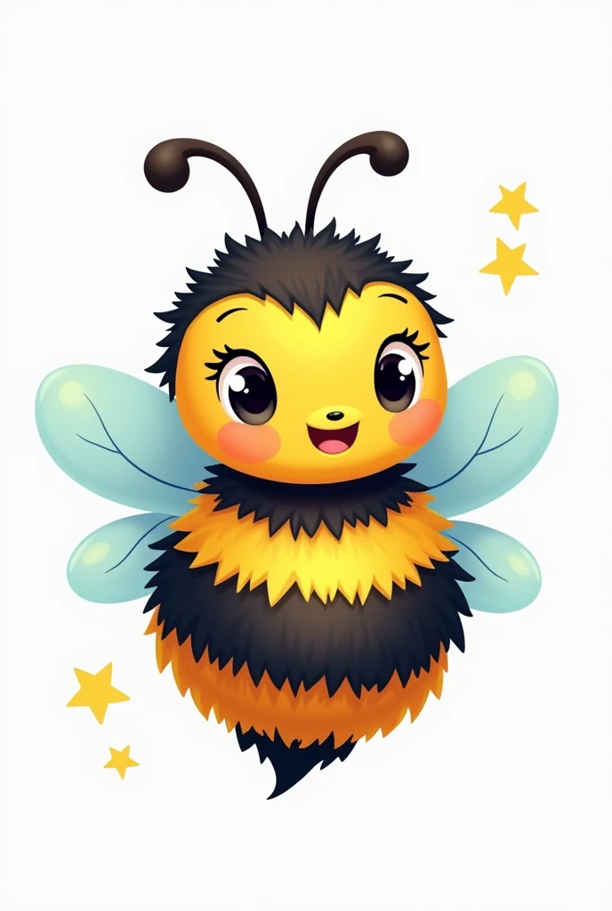 Bumblebee school logo. Transparent background 

