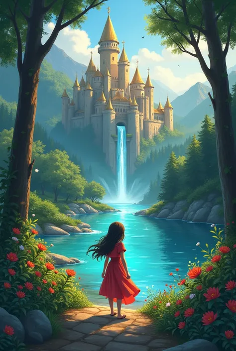 Create pictures for this book for ren

Title: The Brave Princess and the Magic Garden

Chapter 1: The Lonely Castle
Once upon a time, in a kingdom surrounded by towering mountains and sparkling rivers, there lived a kind-hearted princess named Lila. Though...