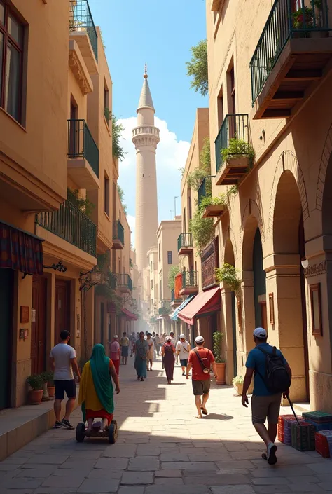 A street in Amman, Jordan