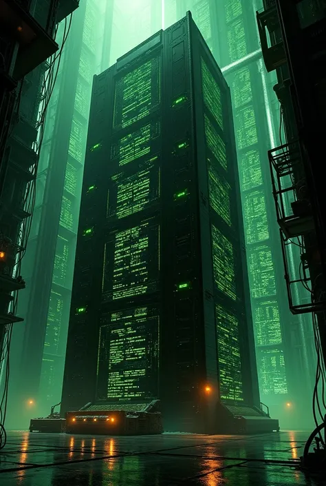 A powerful server called “Marking” in numbers from the movie The Matrix