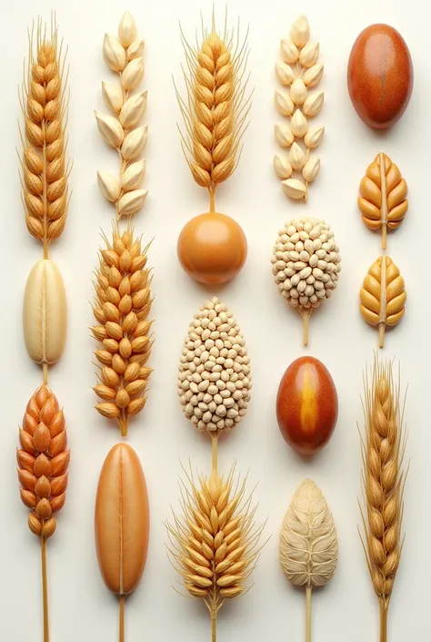 Create a full image of grain seeds