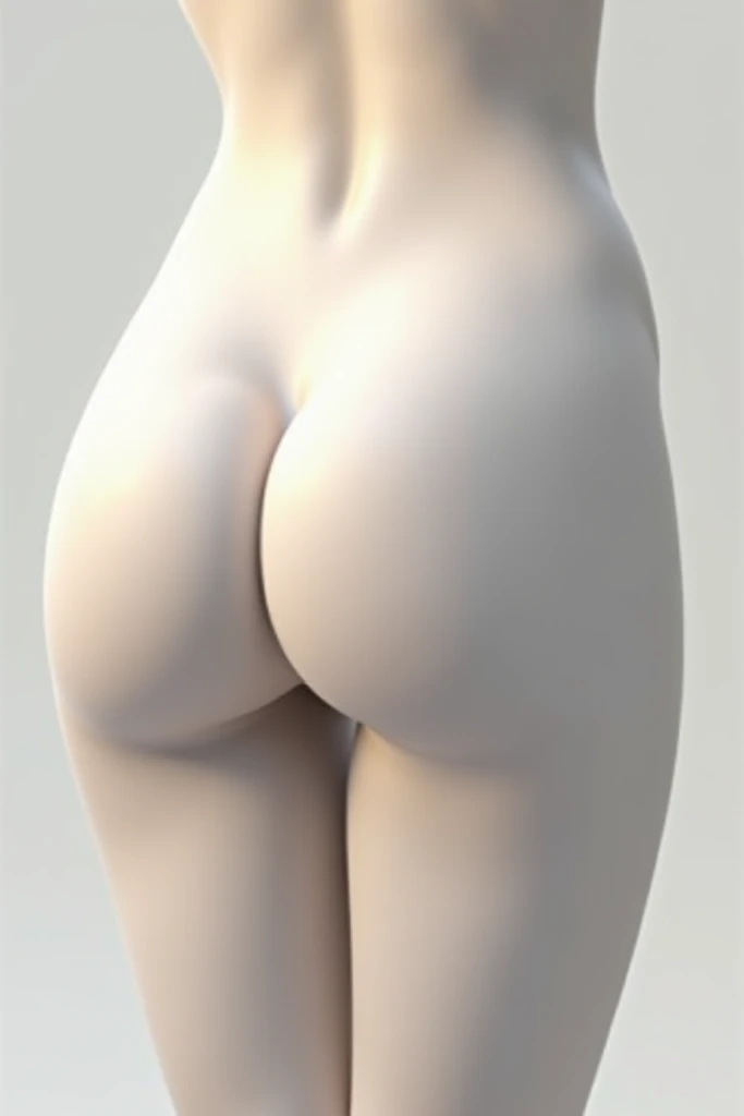 A shapely white butt.