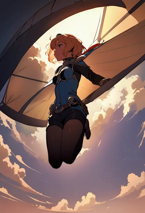 Nausicaa controls a hang glider