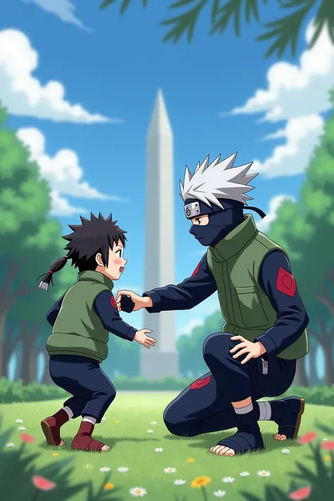 kakashi play with ilan naruto