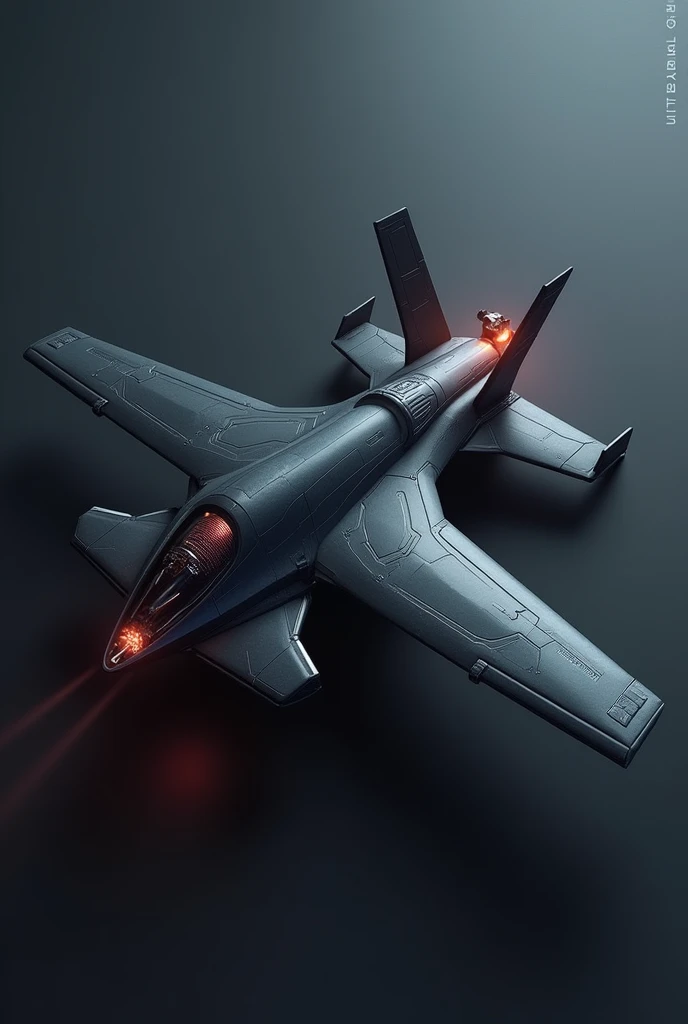 Unmanned aerial combat drone ai integrated, loaded explosive and stealthy with aerodynamics, carbon fibre, gradient 