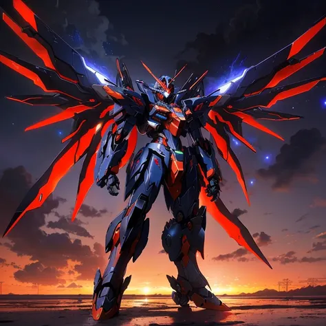 anime anime wallpapers hd full hd wallpapers, an anime large mecha robot, modern mecha anime, badass anime 8 k, mecha anime, evangelion third impact inspired, mecha wings, neon genesis evangelion style, mobile suit, sharp high quality anime, modern sci-fi ...