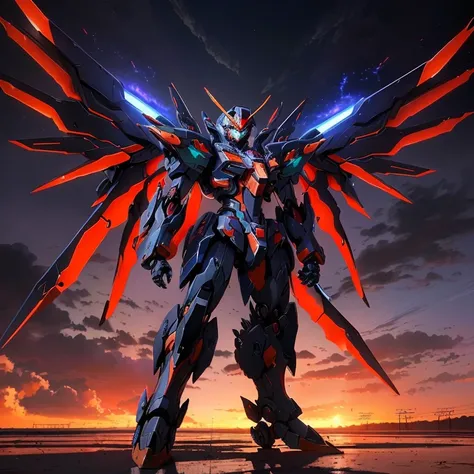 anime anime wallpapers hd full hd wallpapers, an anime large mecha robot, modern mecha anime, badass anime 8 k, mecha anime, evangelion third impact inspired, mecha wings, neon genesis evangelion style, mobile suit, sharp high quality anime, modern sci-fi ...