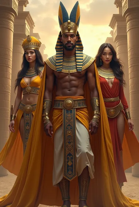 Modern heroes "Masters of Egypt Tutankhamun r pna clothes and hats fashion