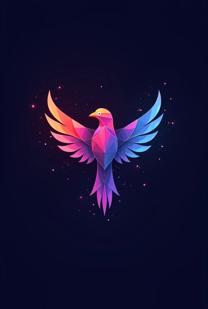 create a logo for lead management crm software named lead bird A geometric or digital-style only wings not bird showing growth made of connected nodes and lines.
Use vibrant gradients to give a modern, tech-forward impression. 