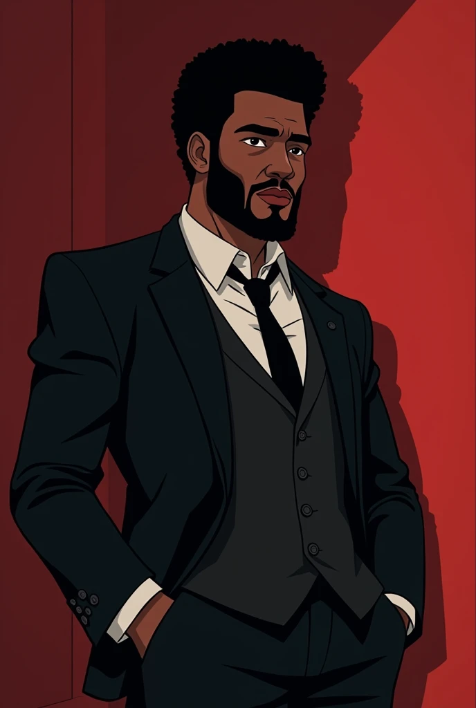 hello,  I need you to make 6 images of a very toned Art Noir style series  (Dark cinema ) in cartoon animation format with 5 characters and a creative title for the series 
 
The fifth is the strength of the group, Afro-descendant,  is the biggest and most...