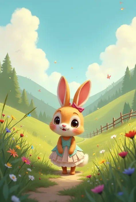 Once upon a time there was a little bunny named Coco who lived in a beautiful green meadow.