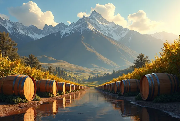 Cordillera , barrels that reflect Mendozas viticulture