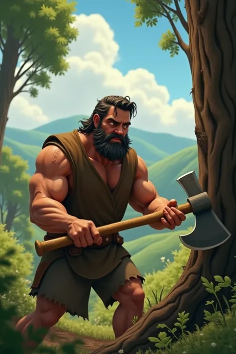 Create me a 4K HD image 
Animated by One Cutting Trees for the ARK that GOD TOLD HIM TO MAKE 