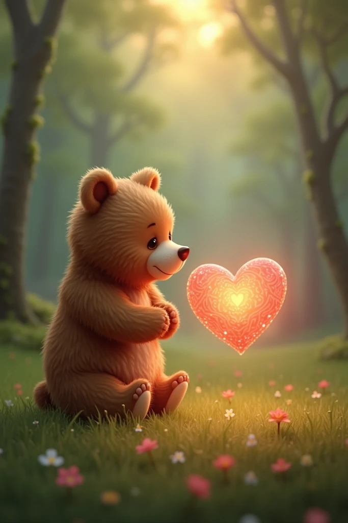 Bear and a heart 