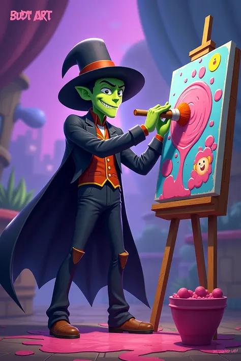 Butt art with mortis 