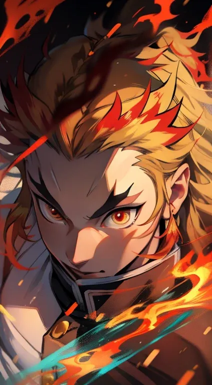 rengoku, demon slayer, hashira of flames