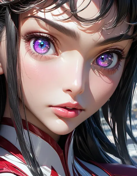 a high quality, best quality, 4k, 8k, hyperdetailed, extremely detailed, masterpiece, photorealistic, physically-based rendering, sharp focus, vivid colors, anime, anime man with short black hair, beautiful detailed eyes, beautiful detailed lips, extremely...