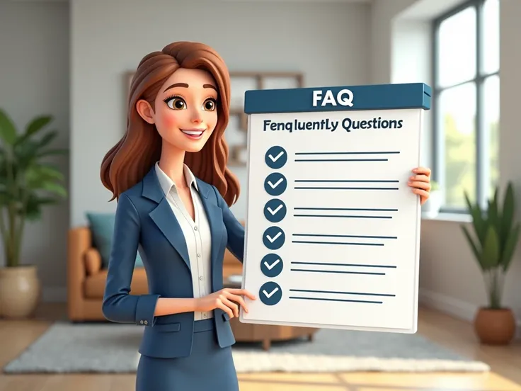 Generate an image of "FAQs for Home Sellers" Professionally in realistic image 