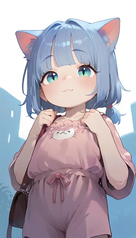 cute girl,cat Face,cat bodies,cat ear,Front angle