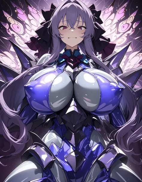 (hiiragi shinoa),  (guilt face, ), (point of viewer), (absurdres, masterpiece, best quality, ultra detailed), (huge breasts), (covered nipples), ( muv-luv translucent latex suits, ), (koe no katachi, saenai heroine no sodatekata), (looking at viewer), (pro...