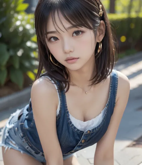 famous japanese super idol ,  beautiful standing,  soft and supple physical beauty , 15yo,  raw photos , 8k,  shortcuts ,  black...