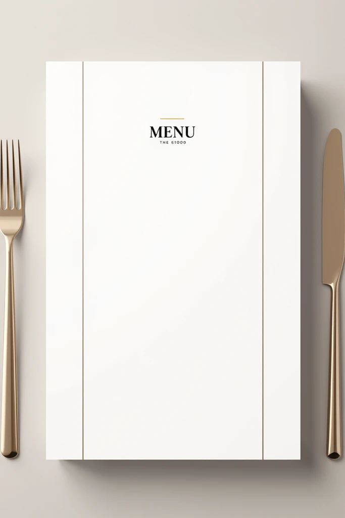 Menu template 