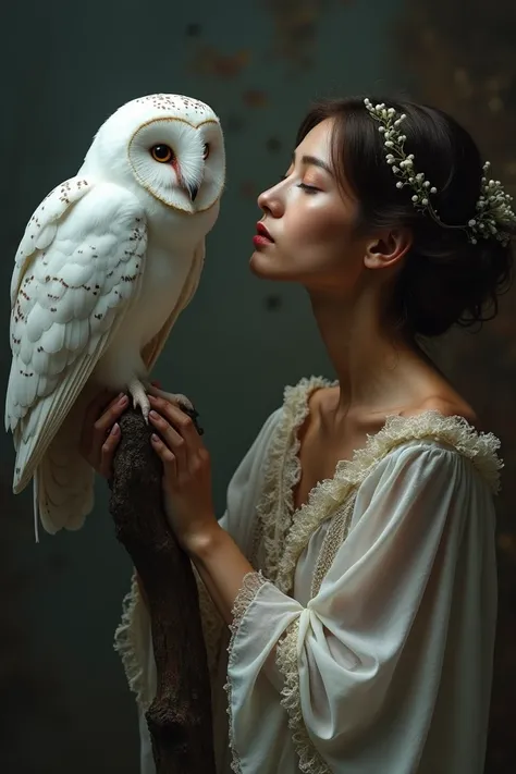 Woman with the spirit of an owl 