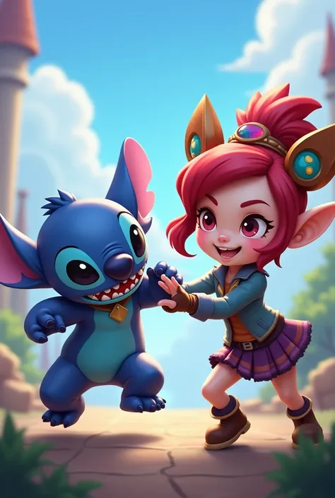 Stitch y beatrix Mobile Legends 
