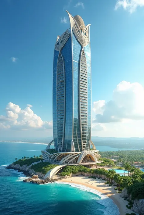 Seaside architecture， skyscraper ，luxury，Luxury