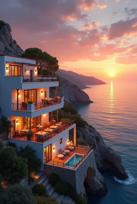  hotel with views of the sunset "Hotel Franco  "