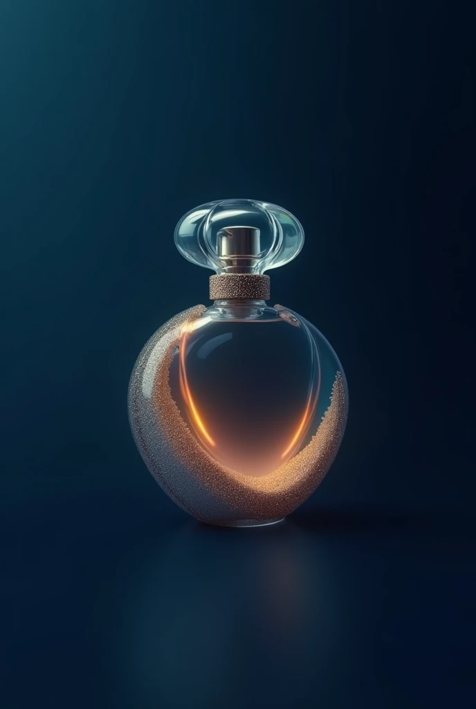 I want a brand perfume logo that features vanilla, musk and softness. Its color is dark blue. I want something mysterious and soft at the same time 
I dont want anything else. There are no complicated pictures 