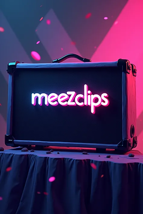 A AMP PICTURE WITH  MEEZCLIPS WRITTEN ON IT FOR TIKTOK PROFILE PICTURE
