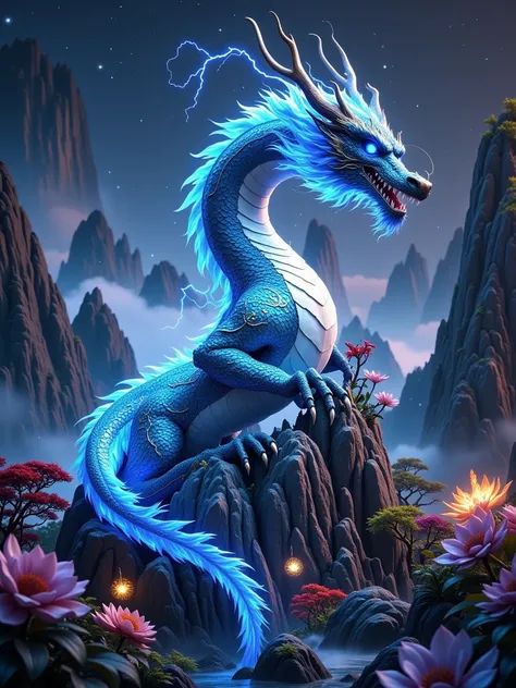 Classic of Mountains and Seas Strange Beasts Chinese Dragon - 山海经异兽应龙