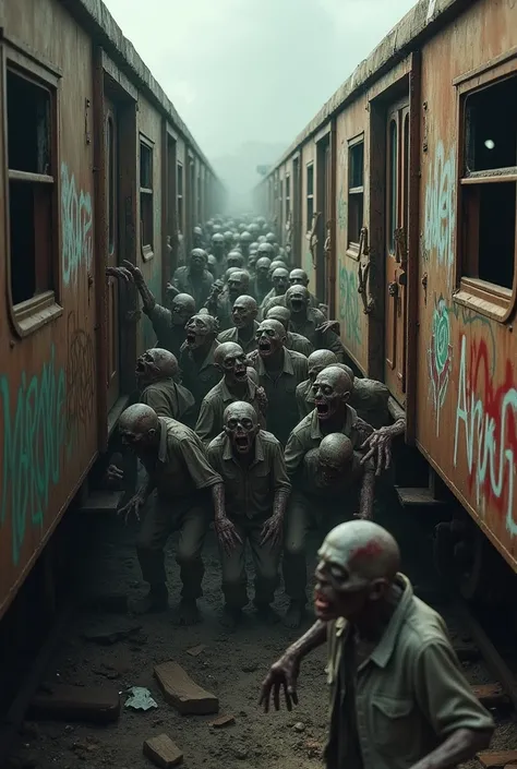 Zombies in a train