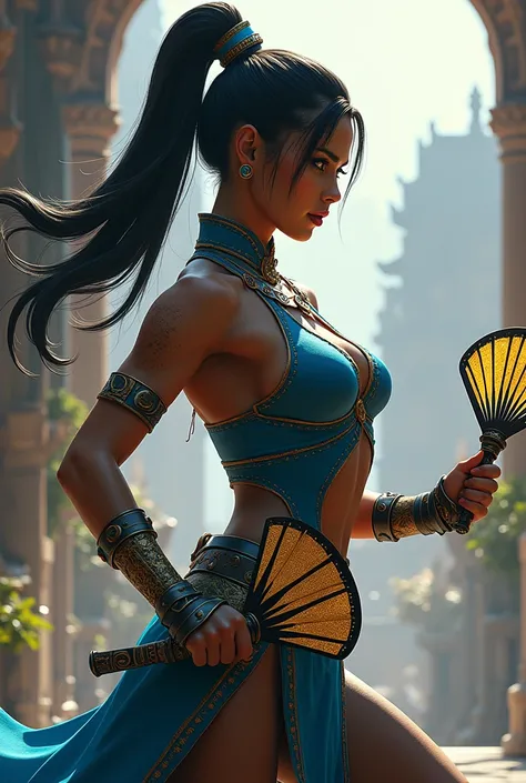 I want you to do Kitana from Mortal Kombat 11