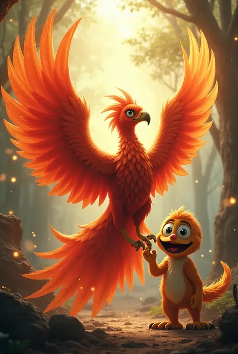 Phoenix image next to the PbS mascot