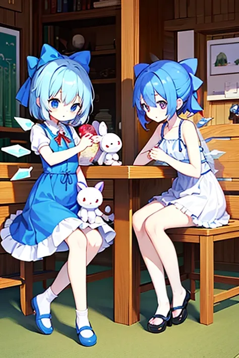 Cirno plush toy group