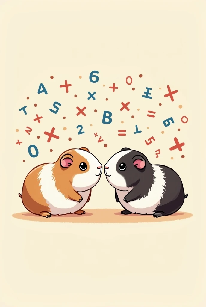 A math meme where you multiply a guinea pig by a guinea pig