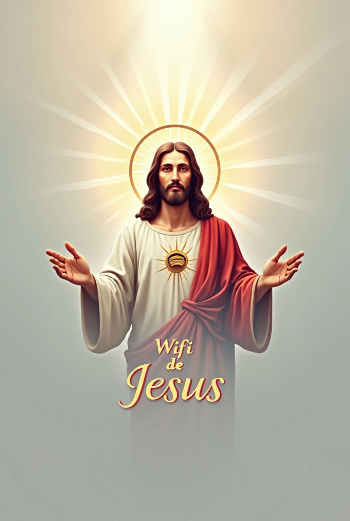 Make a logo with the name WIFI DE JESUS