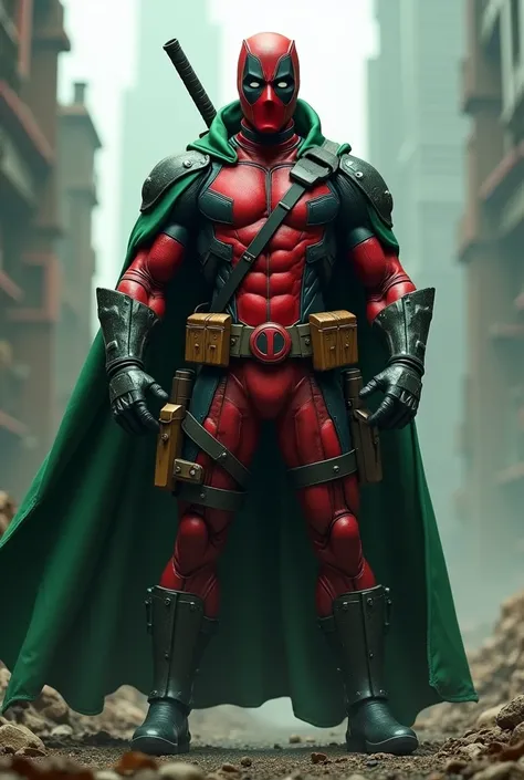 A fusion between Deadpool and Doctor Doom 