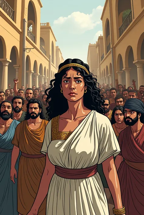 Death of Hypatia of Alexandria cartoon 